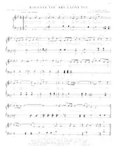 télécharger la partition d'accordéon Whoever you are, I love you (Chant : Dionne Warwick) (Slow) au format PDF