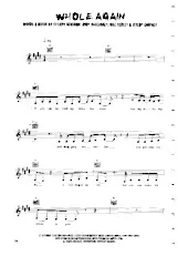 download the accordion score Whole again (Interprètes : Atomic Kitten) (Slow) in PDF format