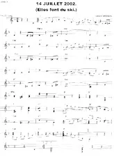 download the accordion score 14 Juillet 2002 (Elles font du ski) (Valse Lente) in PDF format