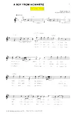 scarica la spartito per fisarmonica A boy from nowhere (Chant : Tom Jones) (Rumba) in formato PDF