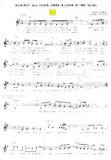 scarica la spartito per fisarmonica Against all odds (Take a look at me now) (Slow) in formato PDF