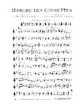 scarica la spartito per fisarmonica Marche des cousettes in formato PDF