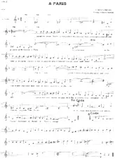 descargar la partitura para acordeón A Paris (Arrangement : Gérard Merson) (Valse) en formato PDF