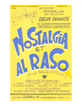 scarica la spartito per fisarmonica Al Raso (A la belle étoile) (Enregistré par : Jacques Cahan / Colombo / Bachicha / José Canaros / Ramon Mendizabal / Primo Corchia / Quentin Verdu) (Orchestration) (Tango) in formato PDF