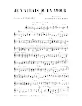 download the accordion score Je n'aurais qu'un amour (Fox) in PDF format