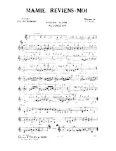 descargar la partitura para acordeón Mamie reviens moi (Boléro) en formato PDF