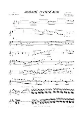 télécharger la partition d'accordéon Aubade d'Oiseaux (Arrangement : Maurice Larcange) (Valse) au format PDF