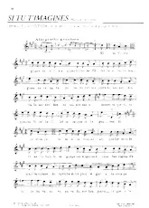 télécharger la partition d'accordéon Si tu t'imagines (Fillette Fillette) (Chant : Juliette Gréco) (Pop) au format PDF