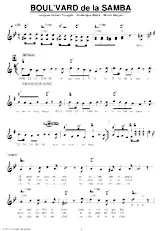 download the accordion score Boul'vard de la samba (Samba Batucada) in PDF format