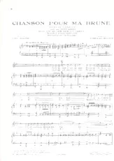 télécharger la partition d'accordéon Chanson pour ma brune (Du Film : Au son des guitares) (Chant : Tino Rossi) (Marche) au format PDF