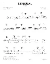 télécharger la partition d'accordéon Sensual (Chant : Luis Mariano / Marie-José / Frederica / Jean-Pierre Dujay) (Tango) au format PDF
