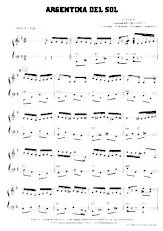 descargar la partitura para acordeón Argentina Del Sol (Tango) en formato PDF