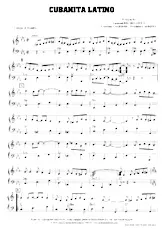 descargar la partitura para acordeón Cubanita Latino (Rumba) en formato PDF