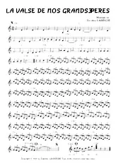 descargar la partitura para acordeón La valse de nos Grands-Pères en formato PDF