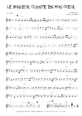 download the accordion score Le bonheur chante en mon coeur (Fox Trot) in PDF format