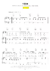 télécharger la partition d'accordéon 1 2 3 4 (Chant : Feist) (Reggae) au format PDF