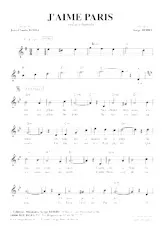 descargar la partitura para acordeón J'aime Paris (Valse Chantée) en formato PDF