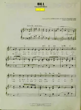 scarica la spartito per fisarmonica Bill (Chant : Anna Moffo) (Slow) in formato PDF