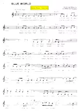 descargar la partitura para acordeón Blue world (Interprètes : Moody Blues) (Soul Rock) en formato PDF