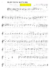 télécharger la partition d'accordéon Busy doin' nothing (Chant : Bing Crosby) (Marche) au format PDF