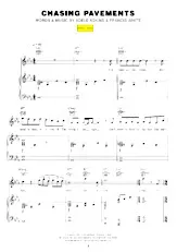 télécharger la partition d'accordéon Chasing pavements (Chant : Adele) (Slow) au format PDF