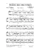 télécharger la partition d'accordéon Marie des bruyères (Valse) (Partie : Piano Conducteur) au format PDF