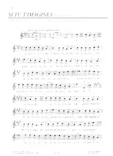 descargar la partitura para acordeón Si tu t'imagines (Fillette Fillette) (Chant : Juliette Gréco)  en formato PDF