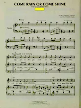 descargar la partitura para acordeón Come rain or come shine (Chant : Ray Charles) (Slow) en formato PDF