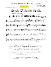 télécharger la partition d'accordéon Do you know the way to San Jose (Chant : Dionne Warwick) (Boléro) au format PDF