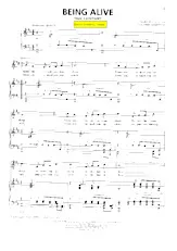 descargar la partitura para acordeón Being alive (Du Film : Company) (Chant : Barbra Streisand) (Rumba) en formato PDF