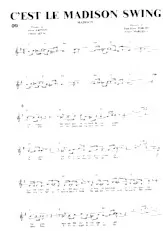 scarica la spartito per fisarmonica C'est le madison swing in formato PDF