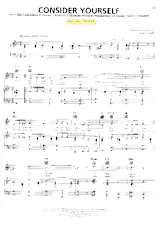 télécharger la partition d'accordéon Consider yourself (Du Film : Oliver) (Chant : Davy Jones) (Marche) au format PDF