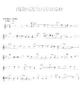 scarica la spartito per fisarmonica Sing My Love Song (Chant : Jackpot) (Slow Rock) (Ballad) in formato PDF