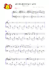 télécharger la partition d'accordéon Allegro Staccato (Marche Joyeuse) au format PDF