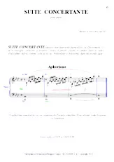 scarica la spartito per fisarmonica Suite Concertante (Pour Piano) in formato PDF