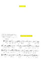 télécharger la partition d'accordéon ('Til) I kissed you (Interprètes : The Everly Brothers) (Quickstep linedance) au format PDF