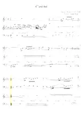 descargar la partitura para acordeón C'est toi en formato PDF