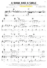télécharger la partition d'accordéon A wink and a smile (Du Film : Sleepless in Seattle) (Chant : Harry Connick Jr) (Slowfox jazz) au format PDF