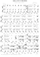 download the accordion score Ballons Vosgiens (Indicatif pour Radio des Ballons) (Duo d'Accordéons) (Galop) in PDF format