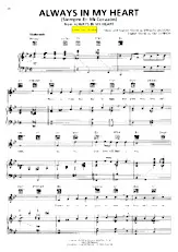 descargar la partitura para acordeón Always in my heart (Siempre en mi cprazon) (Du Film : Always in my heart) (Chant : Eddie Toal) (Rumba) en formato PDF