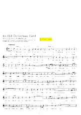 télécharger la partition d'accordéon An old Christmas card (Chant : Jim Reeves) (Slow Fox) au format PDF