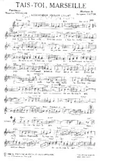 scarica la spartito per fisarmonica Tais toi Marseille (Chant : Colette Renard) (Valse) in formato PDF
