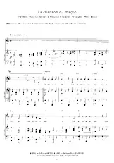 descargar la partitura para acordeón La chanson du maçon (Fox) en formato PDF