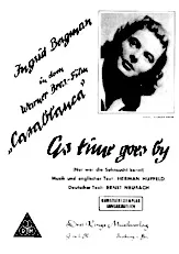 télécharger la partition d'accordéon As time goes by (Du Film : Casablanca) (Interprète : Frank Sinatra) (Ballade) au format PDF