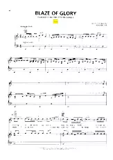 download the accordion score Blaze of glory (Du Film : Young guns II) (Slow) in PDF format