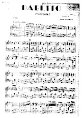 download the accordion score Pablito (Paso Doble) (Partie : Piano) in PDF format