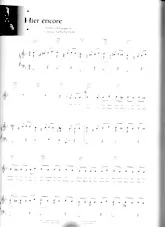 descargar la partitura para acordeón Hier encore en formato PDF