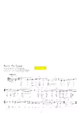 télécharger la partition d'accordéon Born to lose (Chant : Ray Charles) (Rumba) au format PDF