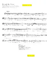 télécharger la partition d'accordéon Break my mind (Chant : Linda Ronstadt) (Rock and Roll) au format PDF
