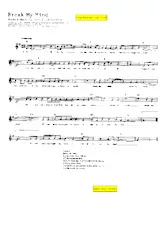 descargar la partitura para acordeón Break my mind (Chant : Linda Ronstadt) (Rock and Roll) en formato PDF